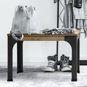 Banc Banquette Bristol – style industriel vintage  39x70x46 cm