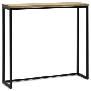Table Mange debout Icub - industriel vintage 30x120x110 cm Noir